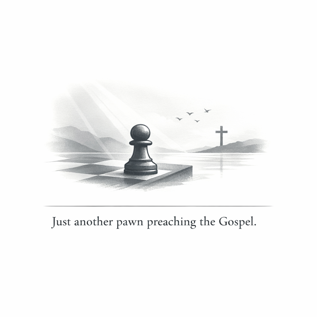 Another Pawn Studying the Gospel